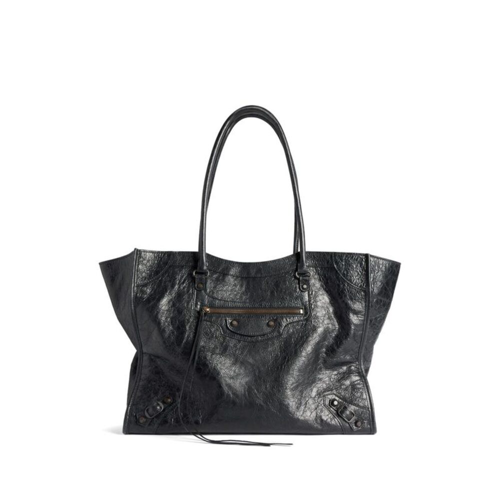 Balenciaga Women Le City Medium Leather Tote